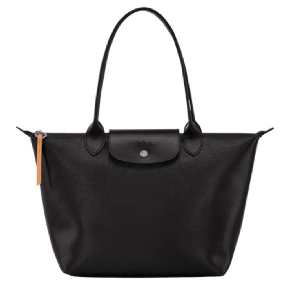Longchamp Medium Black Le Pliage City Bag